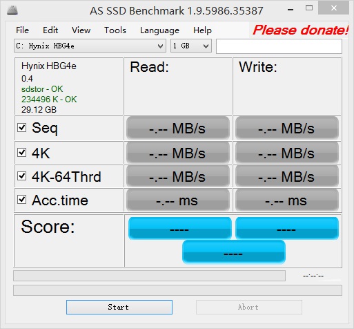 as ssd benchmark