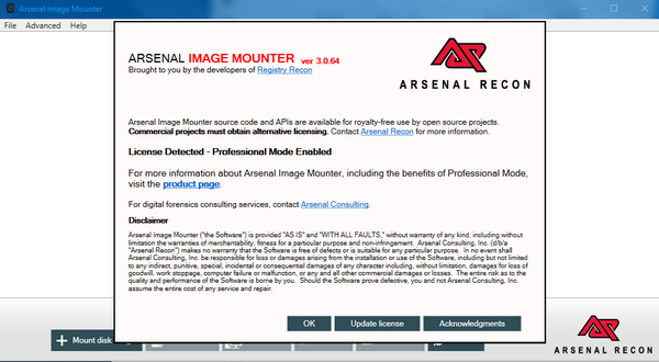 Arsenal Image Mounter Pro下载