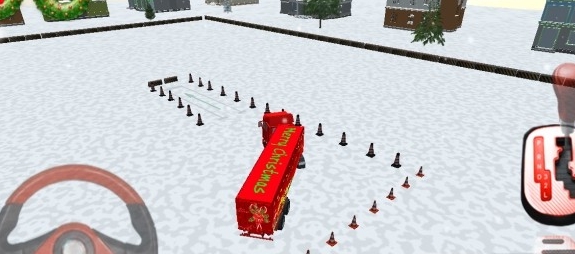 3D圣诞卡车停车场安卓|3D圣诞卡车停车场 1.0