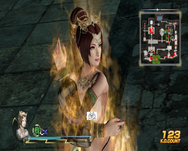 真三国无双7猛将传貂蝉果体MOD|真三国无双