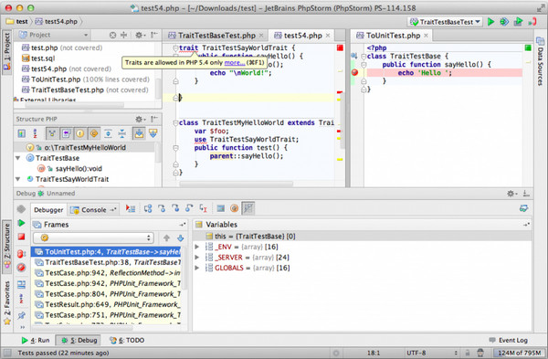 php storm mac