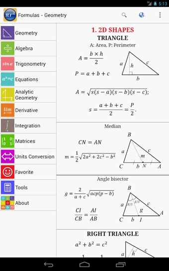 Maths Formulas