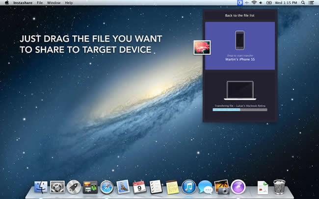 Instashare for Mac