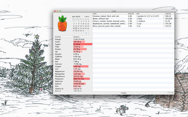 营养配餐软件|Trofy for mac V2.2 官方版