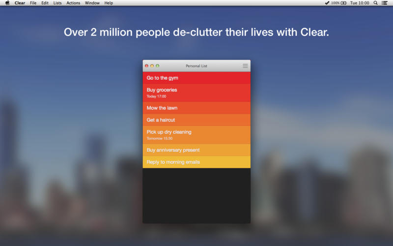 Clear for Mac