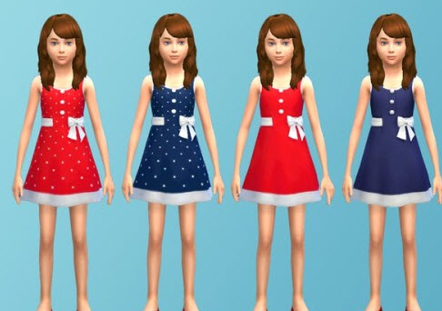 模拟人生4儿童裙mod