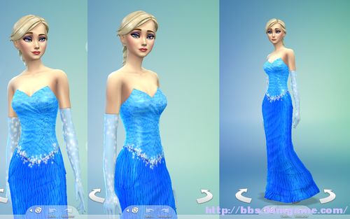 模拟人生4冰雪奇缘服装mod