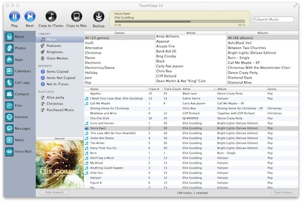 TouchCopy mac