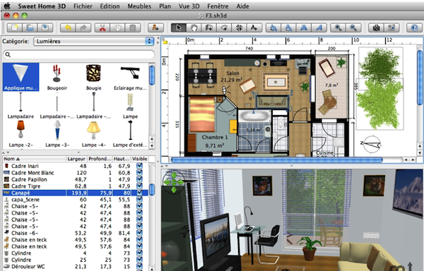 Sweet home 3d
