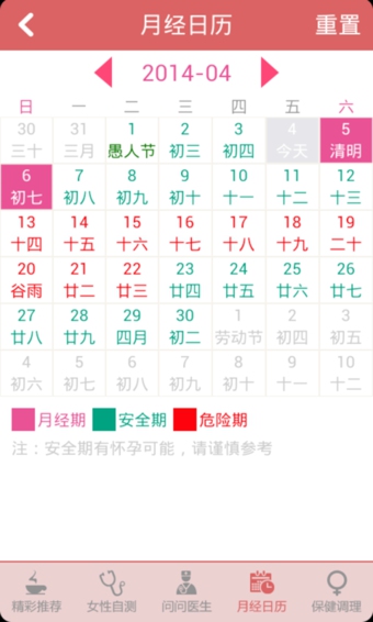 5C月经助手