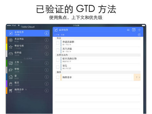 Todo Cloud iPad