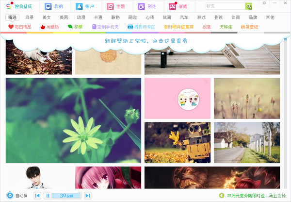搜狗壁纸2014官方下载