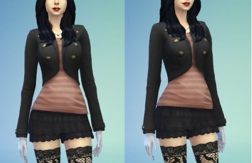 模拟人生4蕾丝裤袜mod