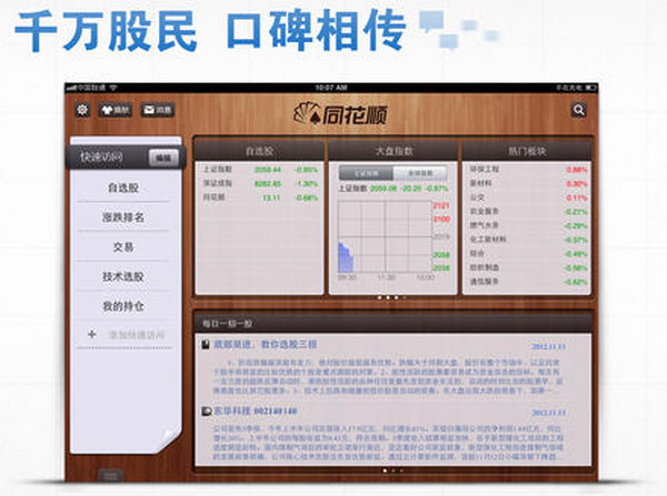 同花顺ipad