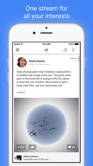 google+ iPhone版