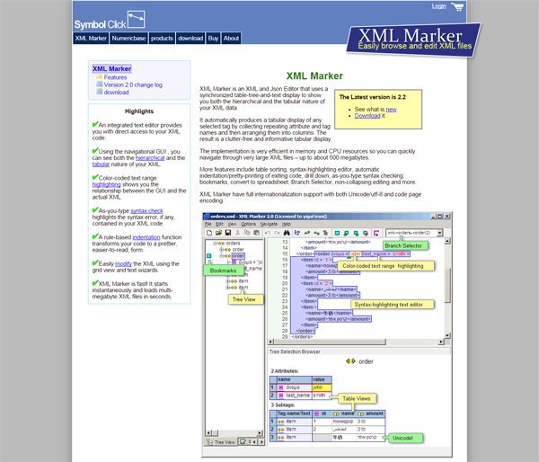 xml marker