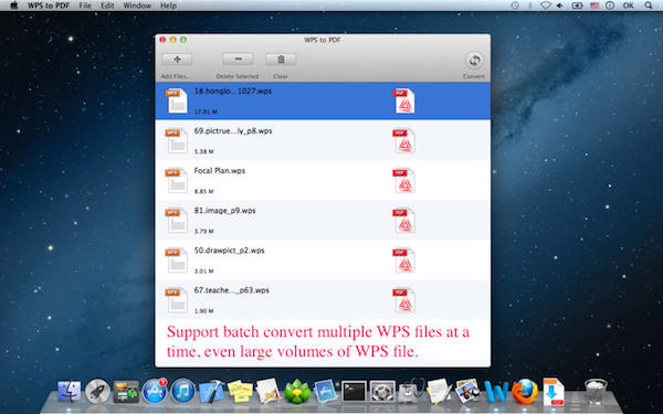 WPS to PDF