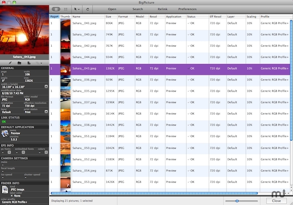 Badia BigPicture for QuarkXPress Mac