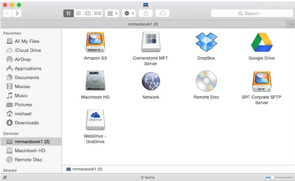 WebDrive mac版