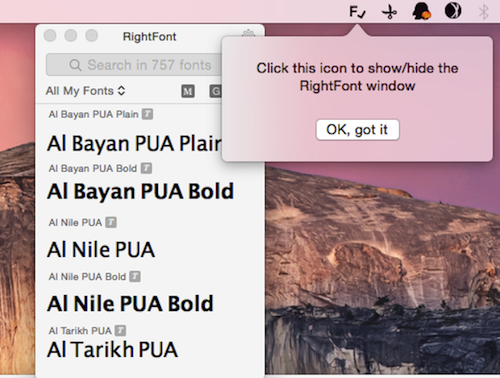 RightFont mac