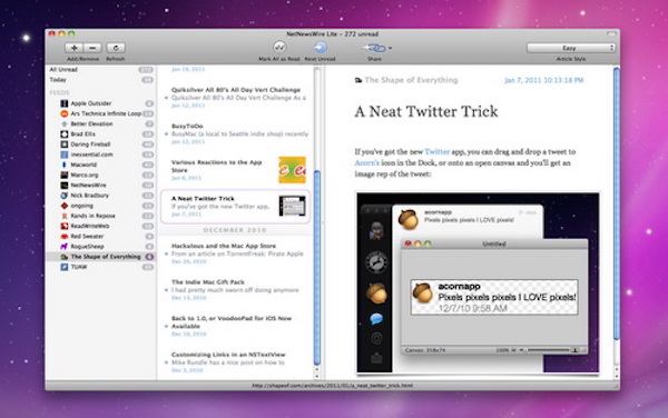 netnewswire mac