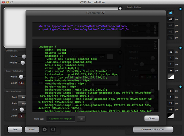 css3 buttonbuilder mac版 css3 buttonbuilder for mac v1.0 官方版
