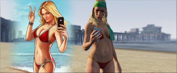 GTA5比基尼美女MOD|GTA5比基尼美女MOD下