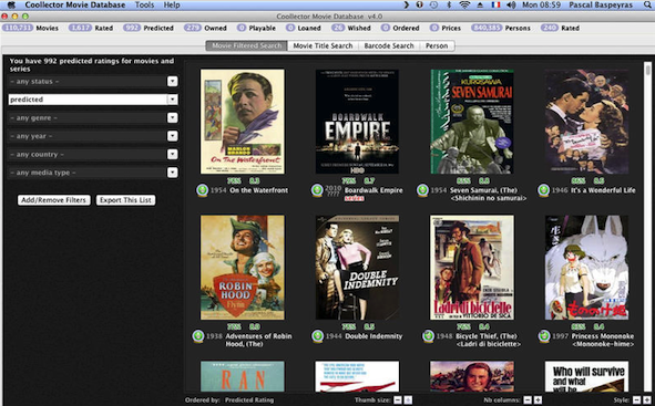 Coollector Movie Database mac版