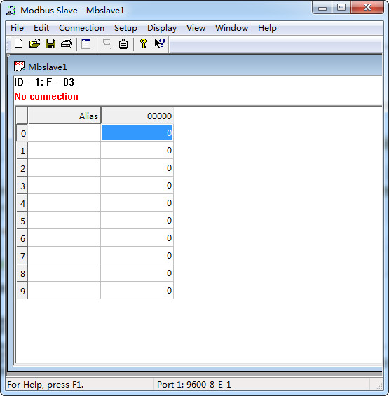 Modbus Slave调试工具