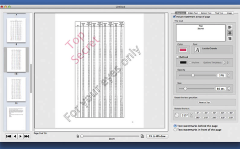 PDF Multi Watermarker for Mac