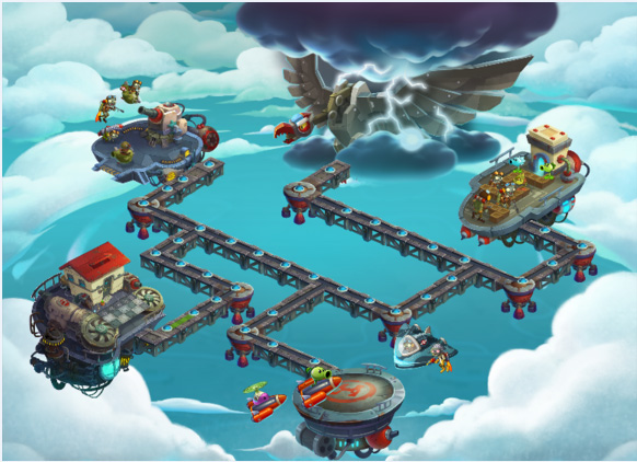 植物大战僵尸2天空之城手游|植物大战僵尸2天