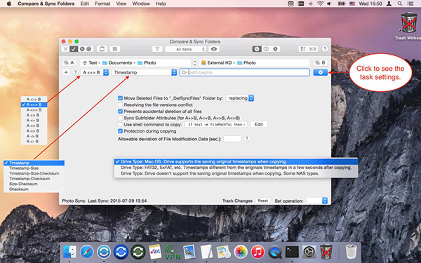 Compare Sync Folders for Mac