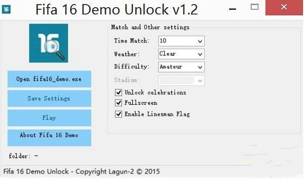 FIFA16 demo解锁补丁