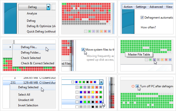 auslogics disk defrag中文版