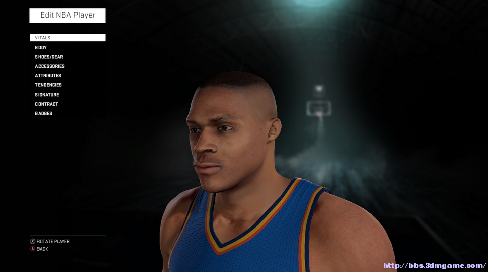NBA2K16威少面补