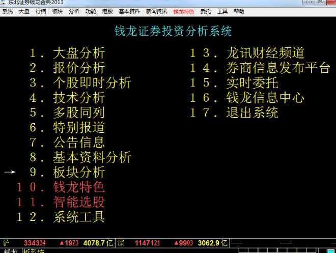 东北证券钱龙金典版