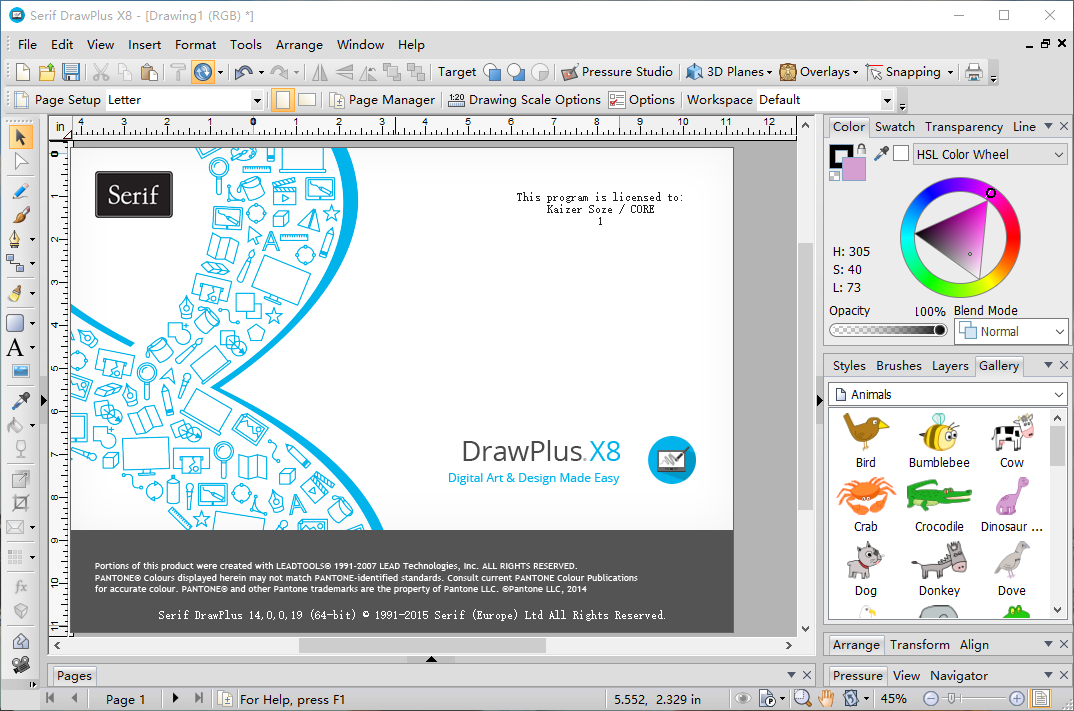 Serif DrawPlus X8