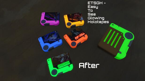 辐射4发光的磁带mod