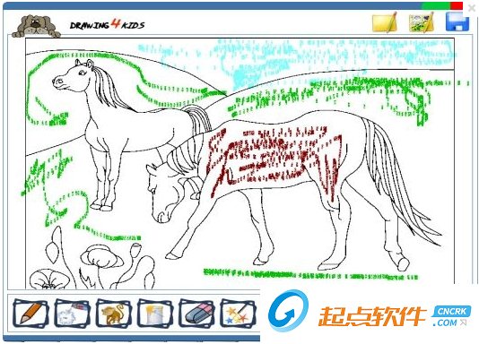 宝贝涂鸦 Drawing 4 Kids (幼儿绘画启蒙软件)