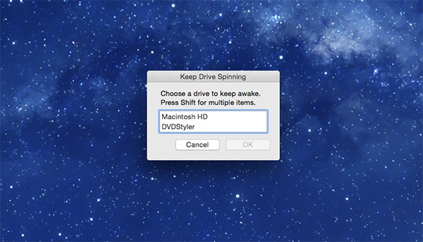 Keep Drive Spinning Mac版 