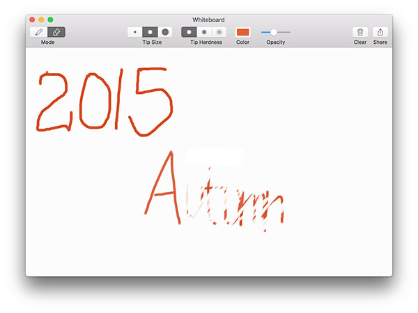 white board