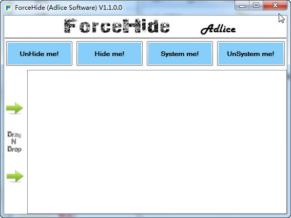 ForceHide文件隐藏工具