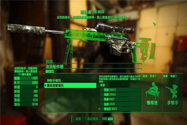 辐射4雷明顿狙击步枪mod
