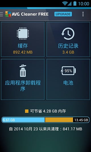 AVG内存缓存清理