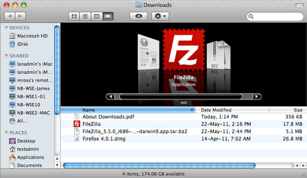FileZilla for Mac