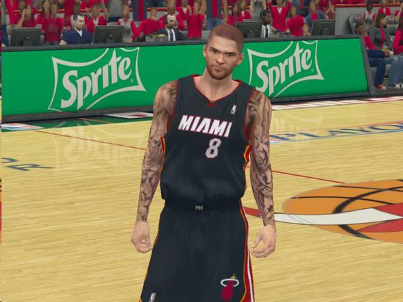 NBA2K14纹身面补