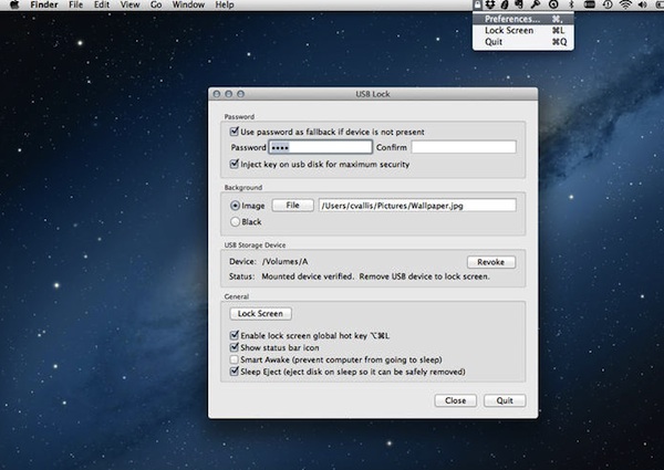 USB Lock mac