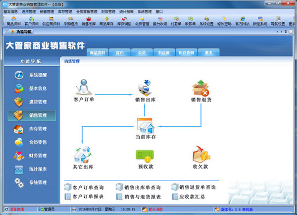 大管家商业销售管理软件