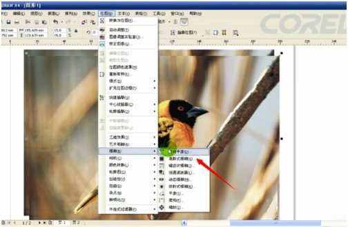 CorelDRAW怎么处理位图 CorelDRAW处理位图的方法