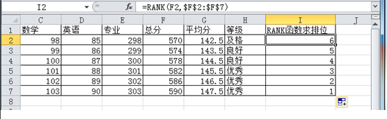 EXCEL函数